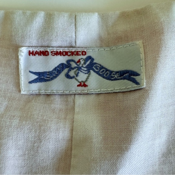 Vintage 80s Hand Smocked Baby Outfit - Picture 6 of 10